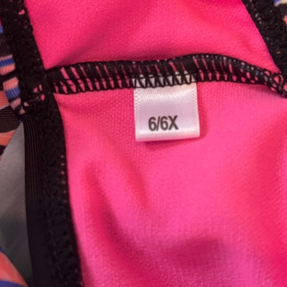 Breaking Waves Girl’s 2pc Bikini High Waisted Bottom  Swimsuit, Size 6/6X - Picture 8 of 11